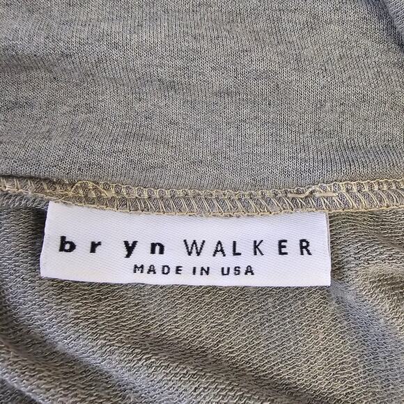 Bryn Walker Womens Sage Green Mockneck Boxy Fit Shirt Size Small Siro Rayon Soft - Picture 4 of 8